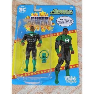 DC Super Powers Green Lantern John Stewart Action Figure Retro McFarlane Toys #A